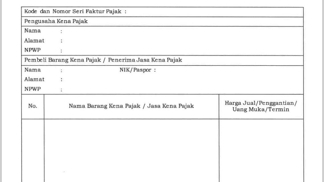 Memahami Penggunaan Kode Faktur Pajak 05 Jenis Dan Kriteria PAJAK