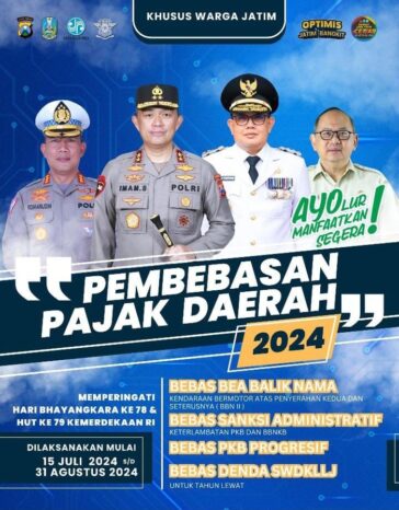 Pemutihan Pajak Kendaraan Jatim 2024 Kembali Digelar, Ini Jadwalnya ...