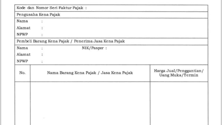 Memahami Penggunaan Kode Faktur Pajak 05 Jenis Dan Kriteria Pajak