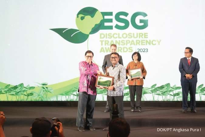 Angkasa Pura I Raih ESG Disclosure Transparency Awards 2023 - PAJAK.COM